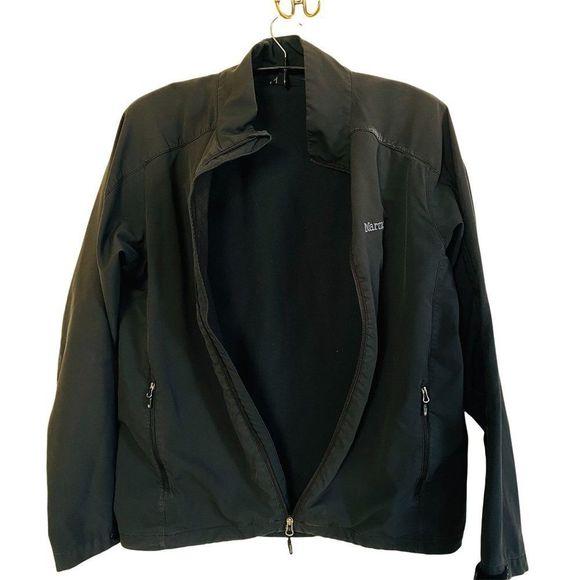 Marmont Approach Mens Jacket Large Black Zip Pockets - Picture 3 of 7